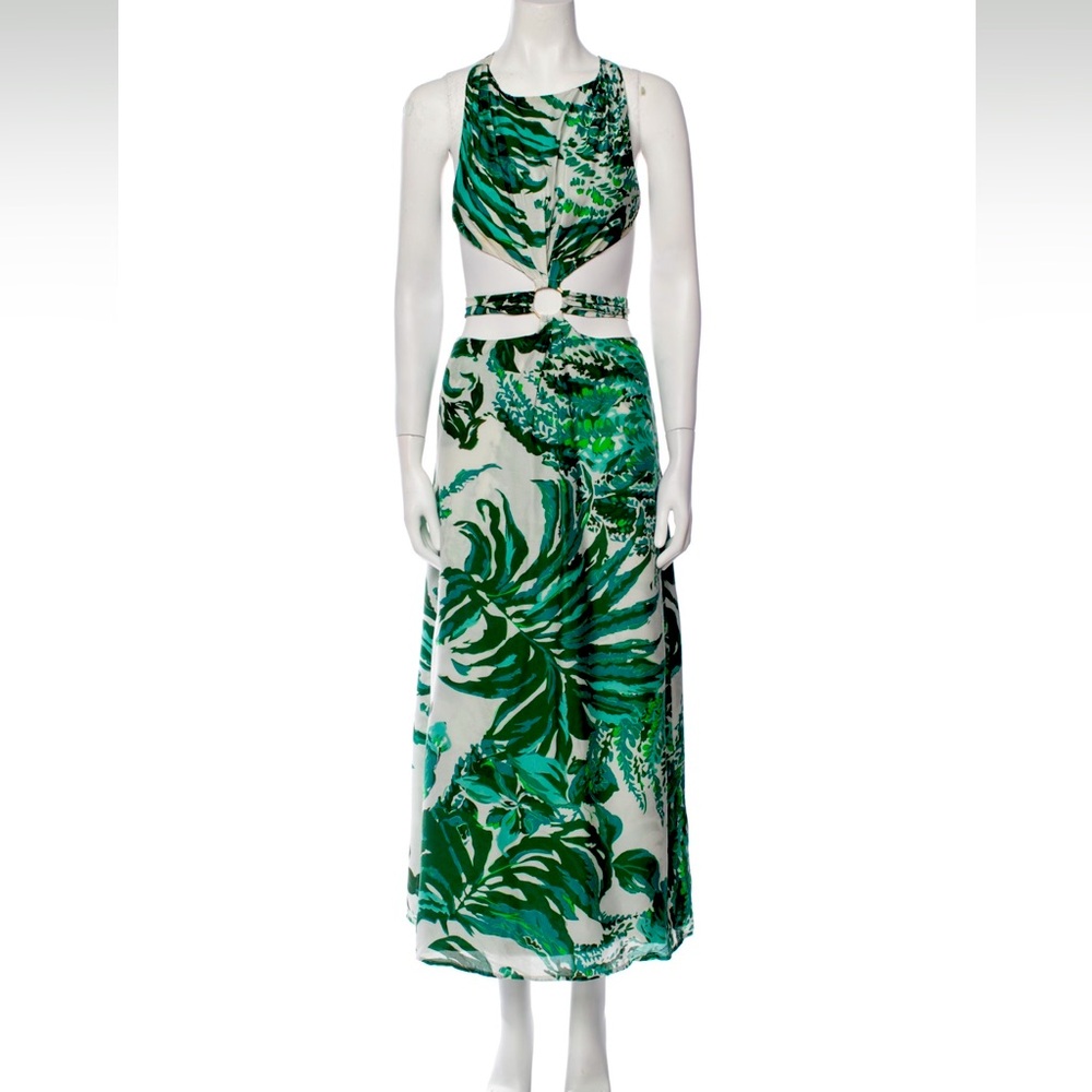 Cult Gaia 🍃 Sexy Printed Long Dress, Size XS in a very good condition
